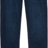 Pantaloni Benetton Uomo Cotone Elastan Denim Blu-5