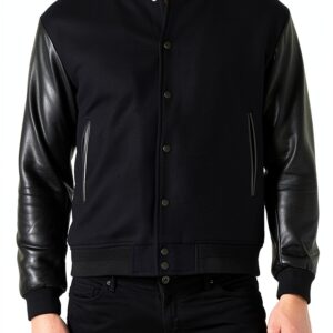 Benetton Giacche Uomo Polsini Costine Tasca Black 901-0