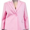 Benetton Giacche Donna Soft Pink 42 44 Moda Primavera-5