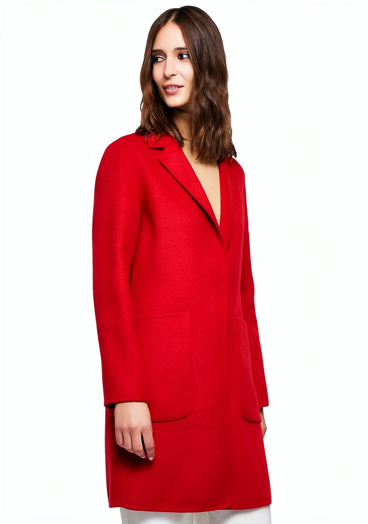 'Sisley Coat Giubbotto Donna indossato in un contesto urbano'