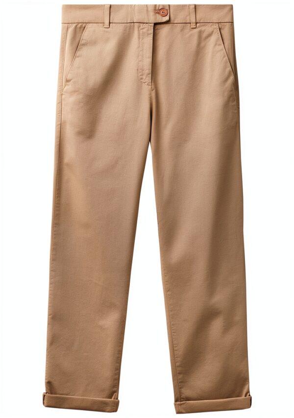 Pantaloni Donna United Colors Benetton Chino Cammello