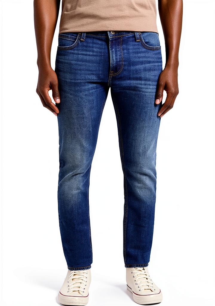 Lee Malone Jeans Uomo indossati in un contesto casual
