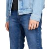 Pantaloni Benetton Uomo Cotone Elastan Blu Denim-2
