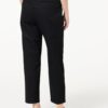 Pantaloni Benetton Donna 100% Cotone Colore Nero-2