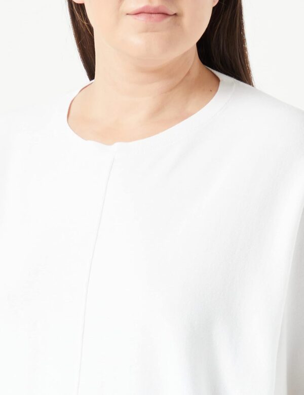 Maglione Benetton Donna Viscosa Poliestere Largo Bianco-1