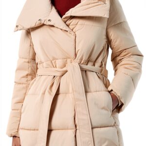 Giacca Benetton Donna Nylon Poliestere Taglia 44 Beige-0