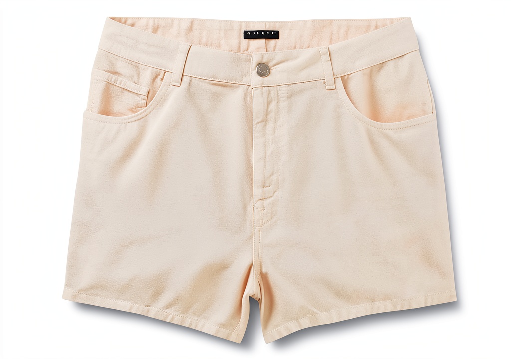 'Donna che indossa pantaloncini Sisley in cotone in un ambiente casual'