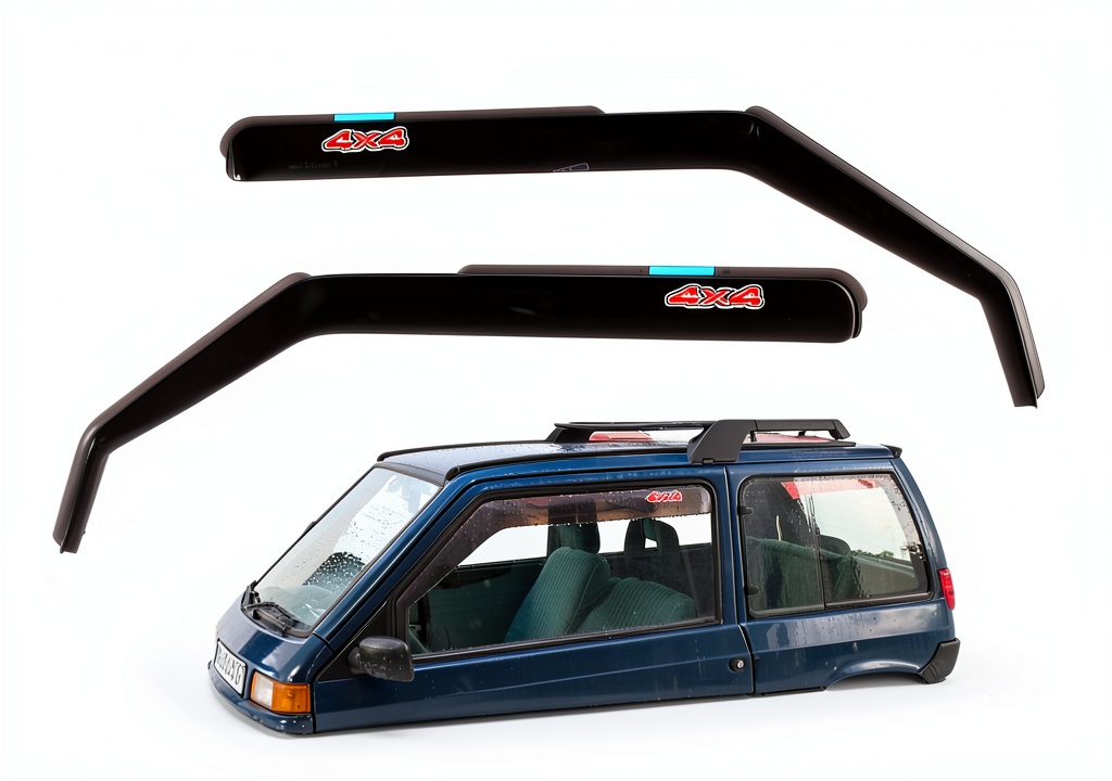 'Deflettori aria installati su Fiat Panda 141 4x4 Sisley'