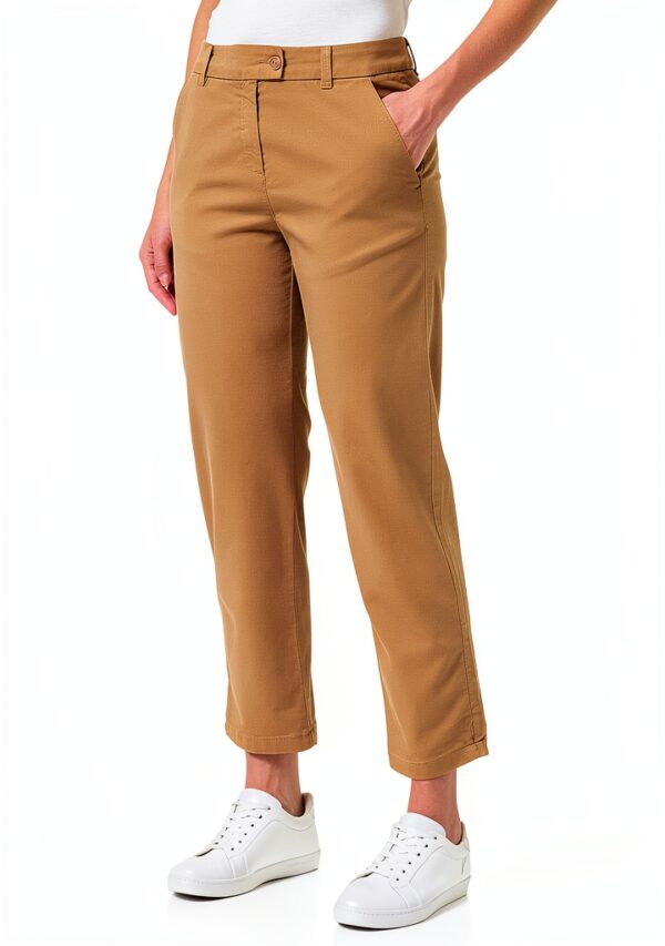 Pantaloni Donna United Colors Benetton Cammello Qualità