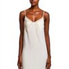 Slip Benetton Donna Viskose Satin Pizzo Applicato-4