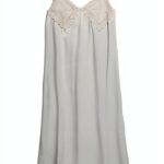 Slip Benetton Donna Viskose Satin Pizzo Applicato-0