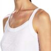 Top a costine Benetton donna spalline sottili aderente-4