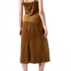 Dress Benetton Donna Poliestere Verde Oliva Modello-3