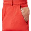 Pantaloni S Benetton Donna Cotone Elastan Rosso Mattone-2