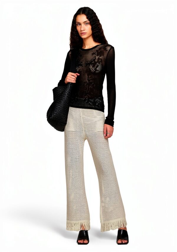 Pantaloncini Donna Benetton Beige M Comodo Casual-1