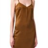 Dress Benetton Donna Poliestere Verde Oliva Modello-1