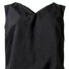 Pantaloni Benetton Donna Viscosa Nero Moda Casual-2