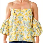 T-shirt donna Benetton poliestere multicolor taglie M L-0