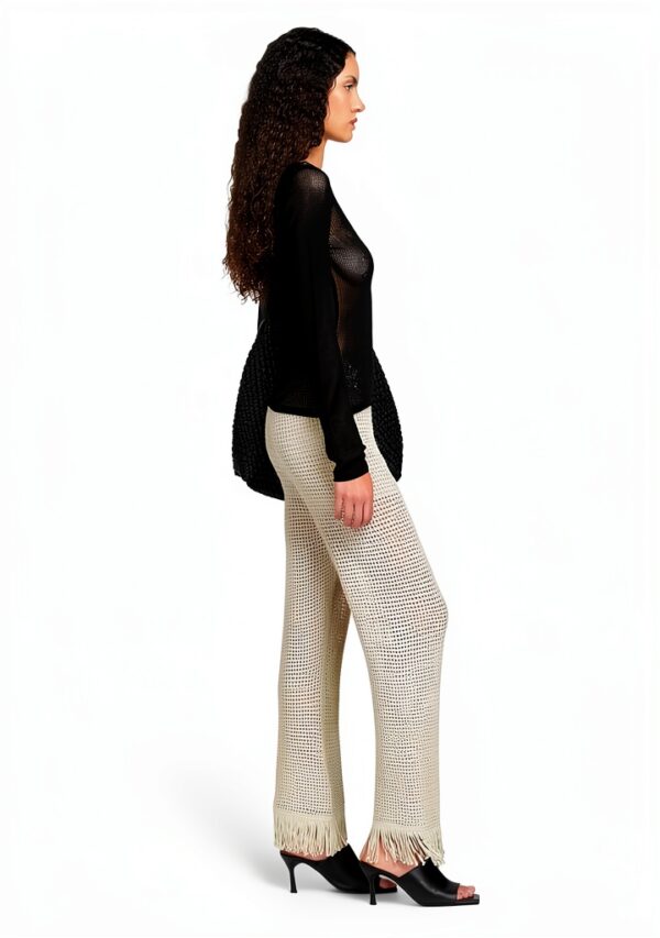Pantaloncini Donna Benetton Beige M Comodo Casual-2