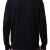 Maglione Uomo Benetton Lana Nero Maglione Largo-3