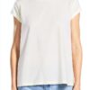 T-shirt Donna Benetton 100% Cotone Colore Beige Taglia S-1