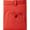 Pantaloni S Benetton Donna Cotone Elastan Rosso Mattone-4