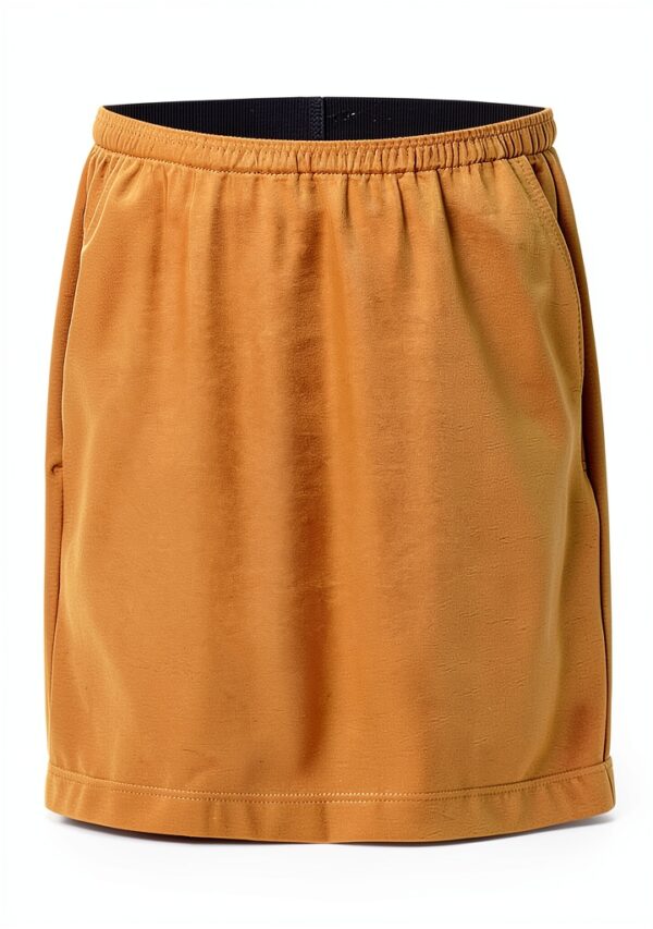 Gonna Benetton bande asimmetriche fluente elegante donna-2