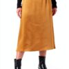 Gonna Benetton bande asimmetriche fluente elegante donna-0