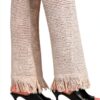 Pantaloncini Donna Benetton Beige M Comodo Casual-5