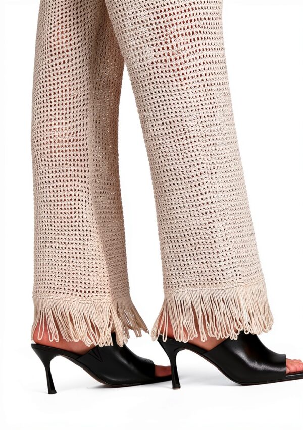 Pantaloncini Donna Benetton Beige M Comodo Casual-5