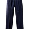 Pantaloni Chino Uomo Cotone Blu Design Moderno Comodo-3