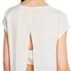 T-shirt Donna Benetton 100% Cotone Colore Beige Taglia S-4