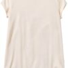 T-shirt Donna Benetton 100% Cotone Colore Beige Taglia S-5