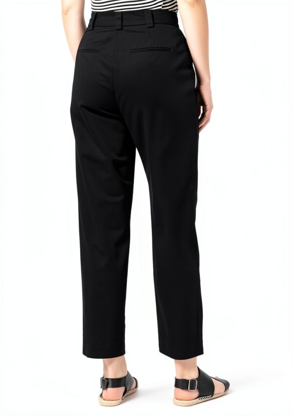 Pantaloni Donna Benetton 100 Cotone Comodo Casual-2