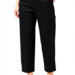 Pantaloni Donna Benetton 100 Cotone Comodo Casual-0