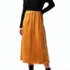 Gonna Benetton bande asimmetriche fluente elegante donna-1