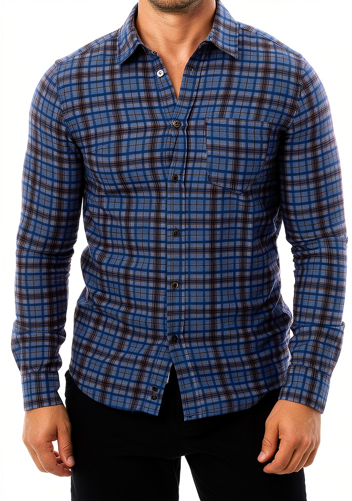 'Camicia Sisley uomo indossata in contesto lavorativo'