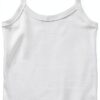 Top a costine Benetton donna spalline sottili aderente-5