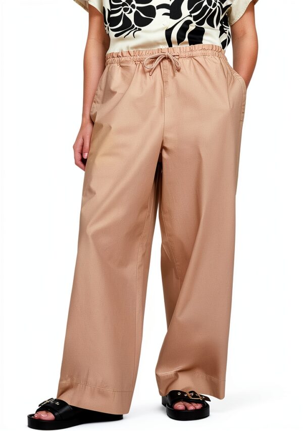 Pantaloncini Donna Benetton Beige Comodi Casual Estate-1