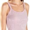 Top a costine Benetton donna spalline sottili aderente-4