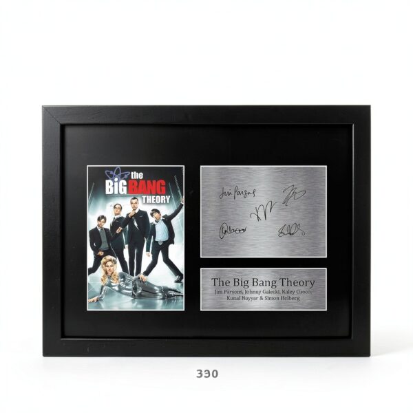 Framed Big Bang Theory Poster HWC Trading Casa e cucina-1