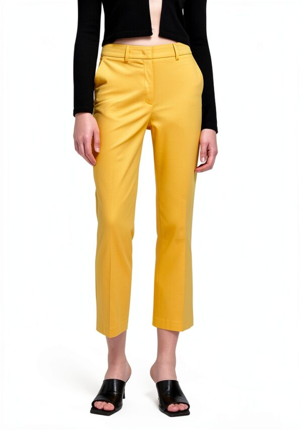 Pantaloncini donna Benetton giallo taglia 38-4