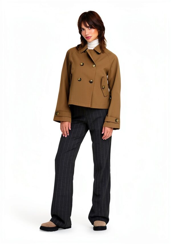Giacca Only Donna Oxford Tan-2