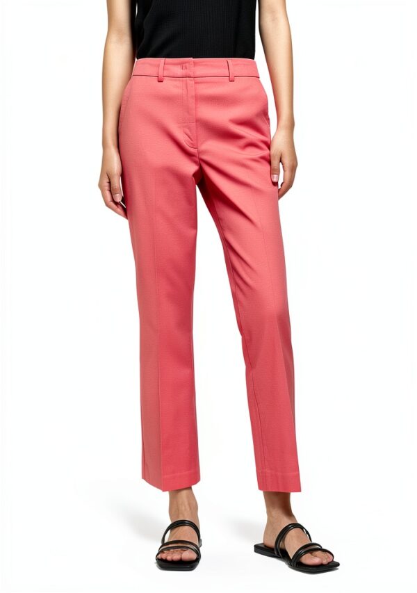 Pantaloncini donna Benetton rosso classico-4