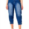Pantaloni donna Benetton 100% cotone multicolore-0