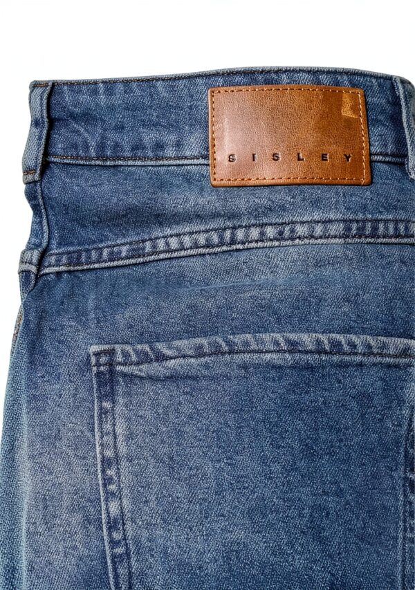 Pantaloni donna Benetton 100% cotone multicolore-3