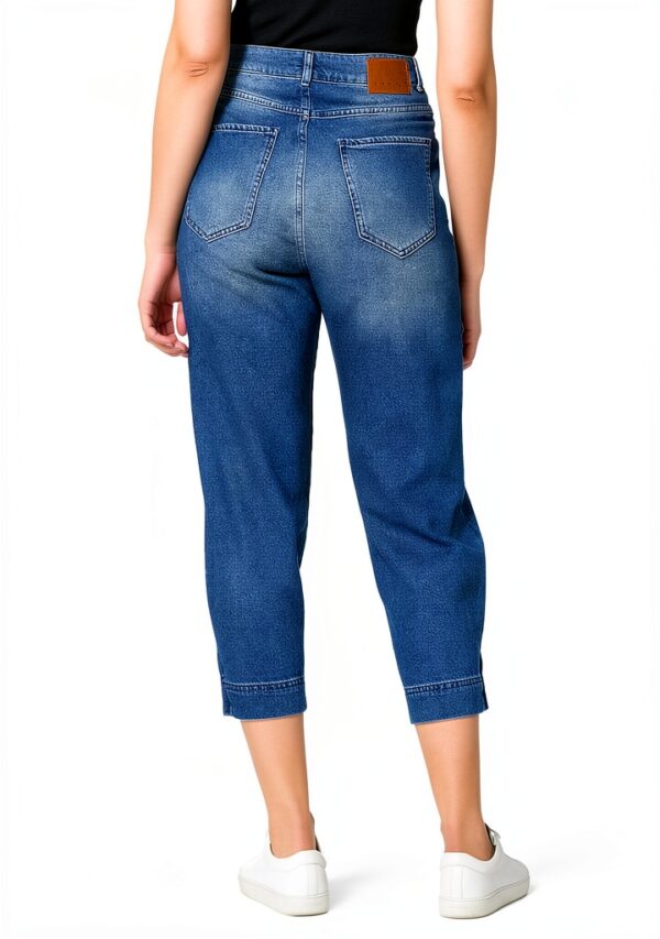 Pantaloni donna Benetton 100% cotone multicolore-2
