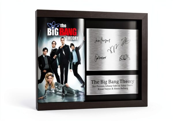Framed Big Bang Theory Poster HWC Trading Casa e cucina-0