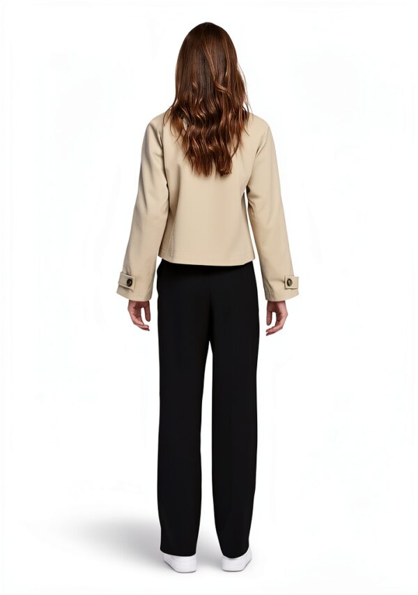 Giacca Only Donna Calda e Sostenibile Oxford Tan-4