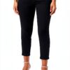 Pantaloncini donna Benetton 99% cotone Black Denim-0